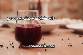Şalgam Kilo Verdirir mi?